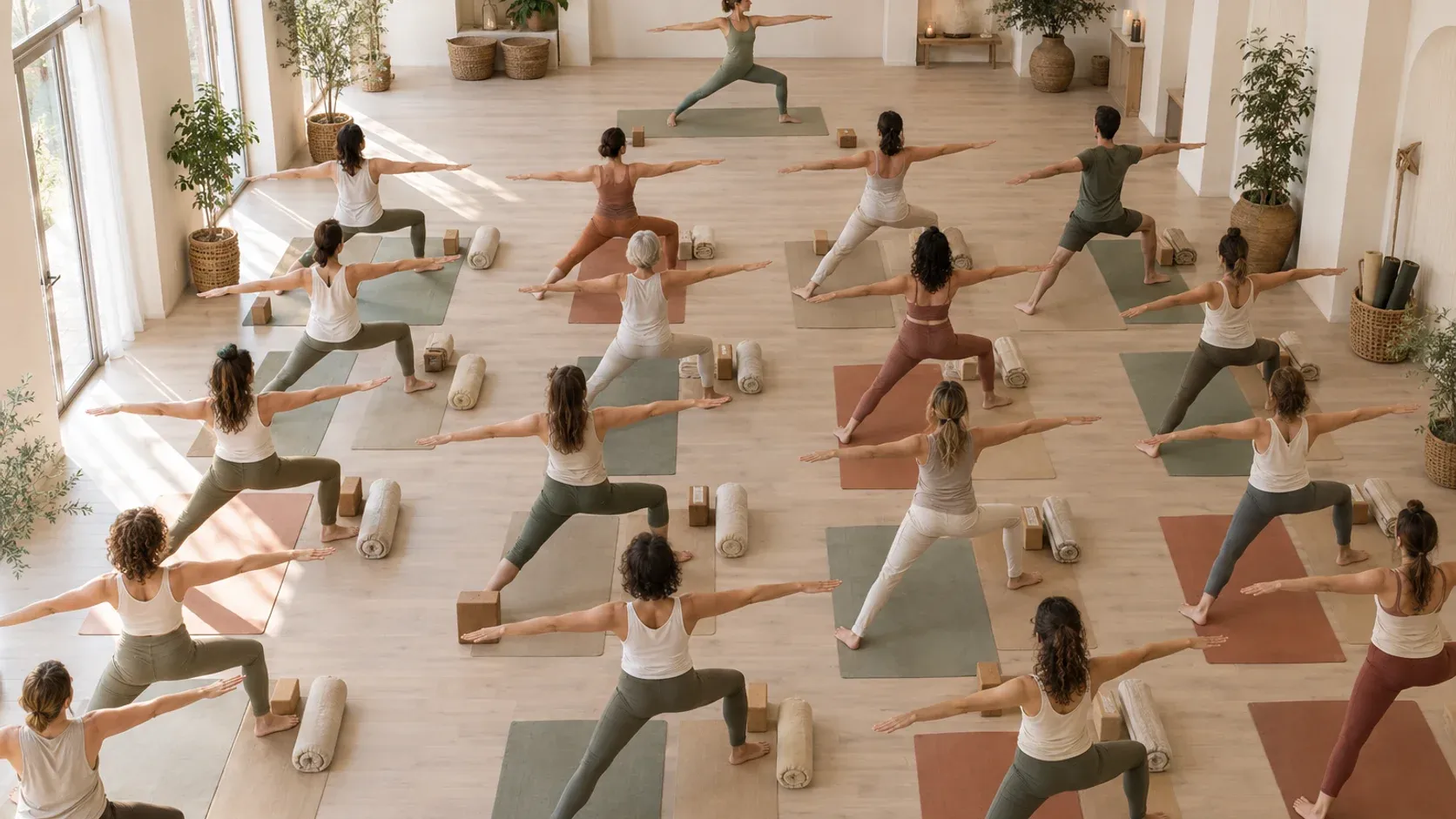 Vingt tapis, une salle polyvalente